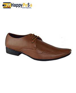 Men Brown Lace-up Formal Shoes